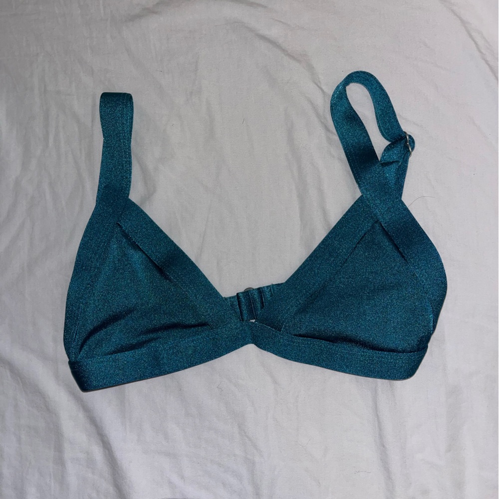 ONEONE bikini top size small emerald green